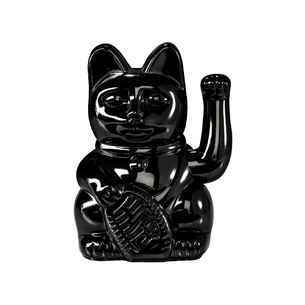 【德國DONKEY】幸運繽紛招財貓 - 亮黑