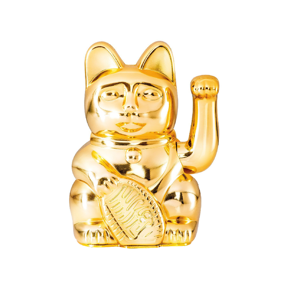 【德國DONKEY】幸運繽紛招財貓 - 金