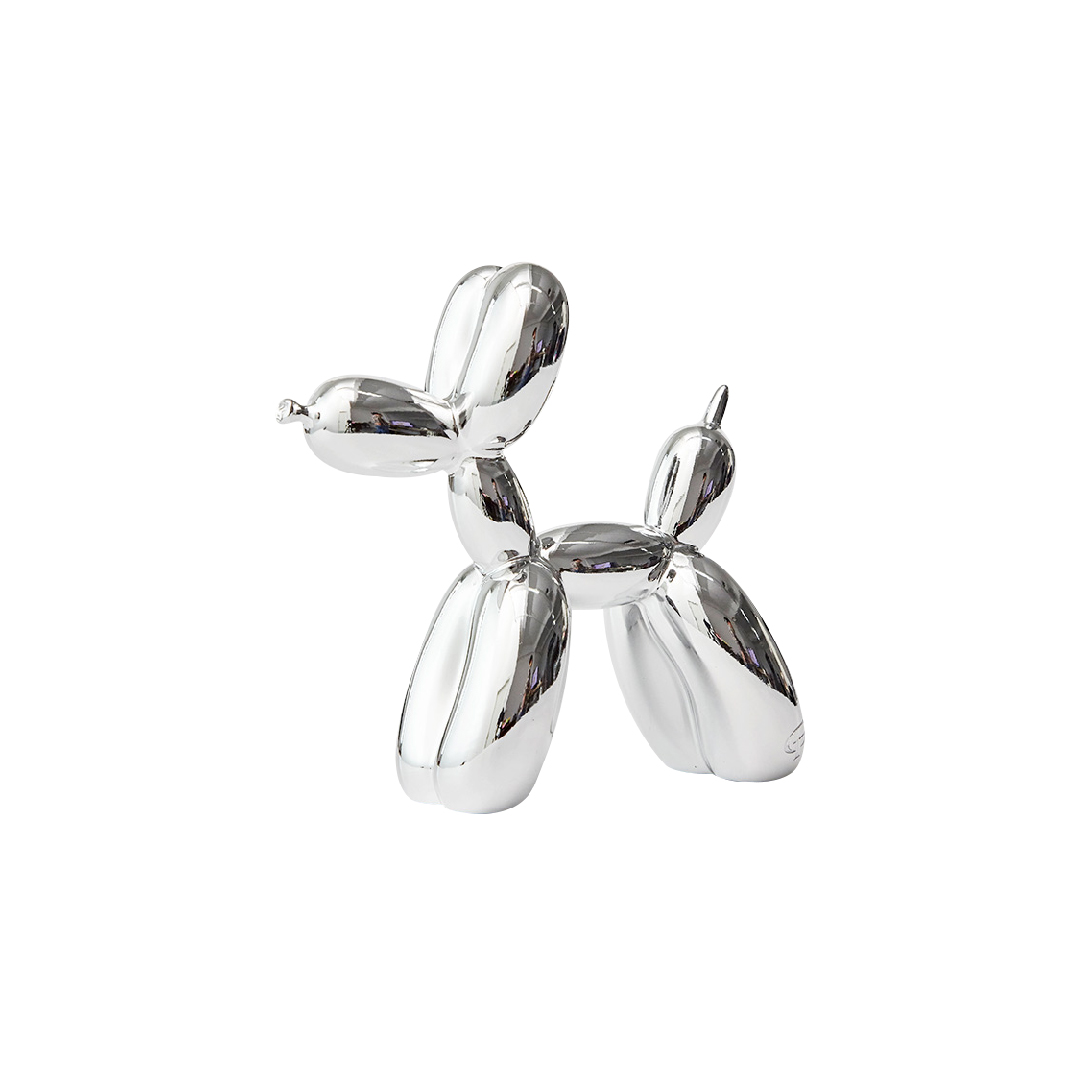 【美國Green Tree Products】迷你氣球狗-銀