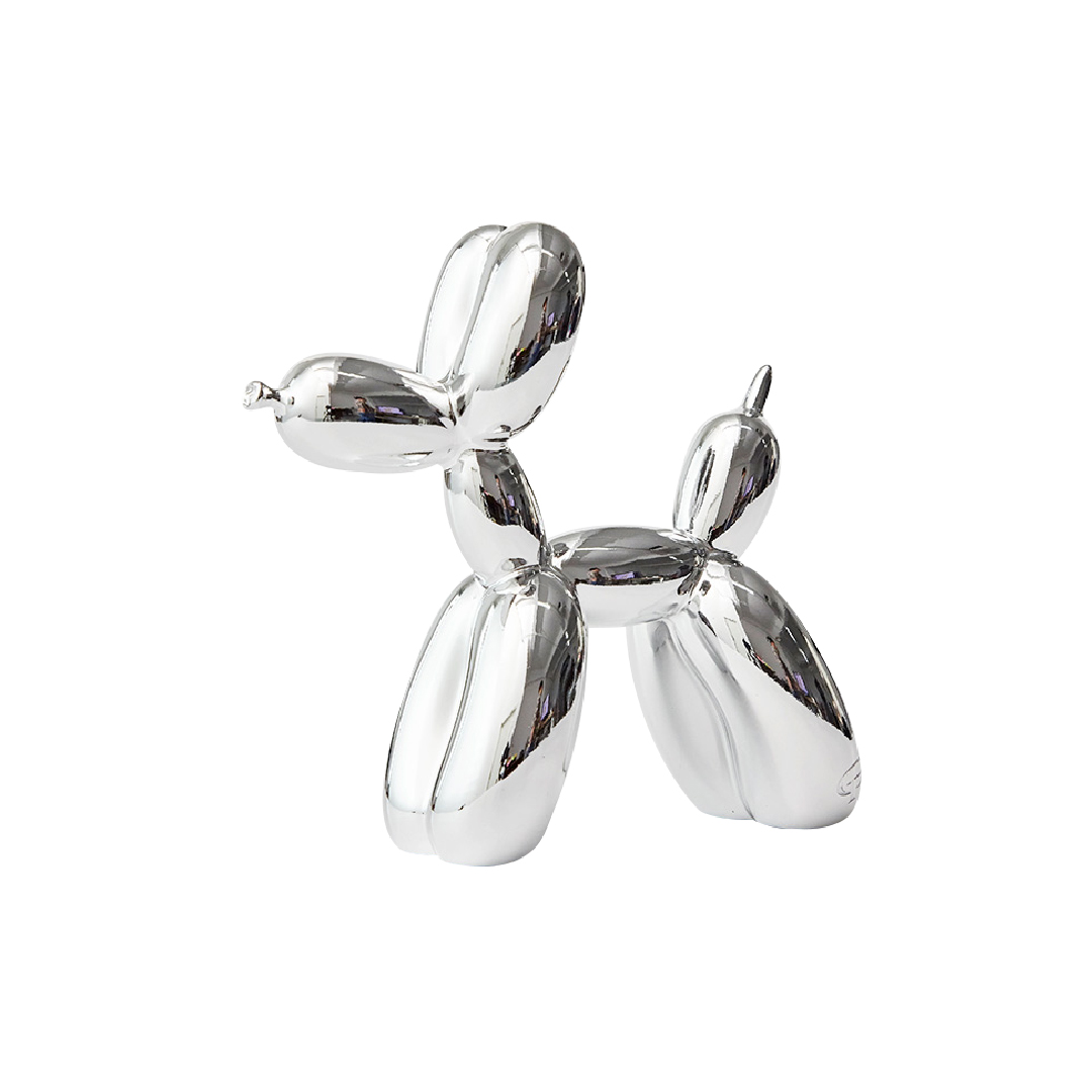 【美國Green Tree Products】中型氣球狗-銀