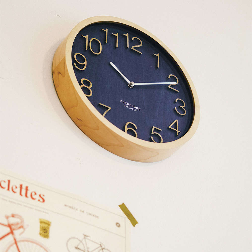 Plock - 皇家藏藍靜音掛鐘